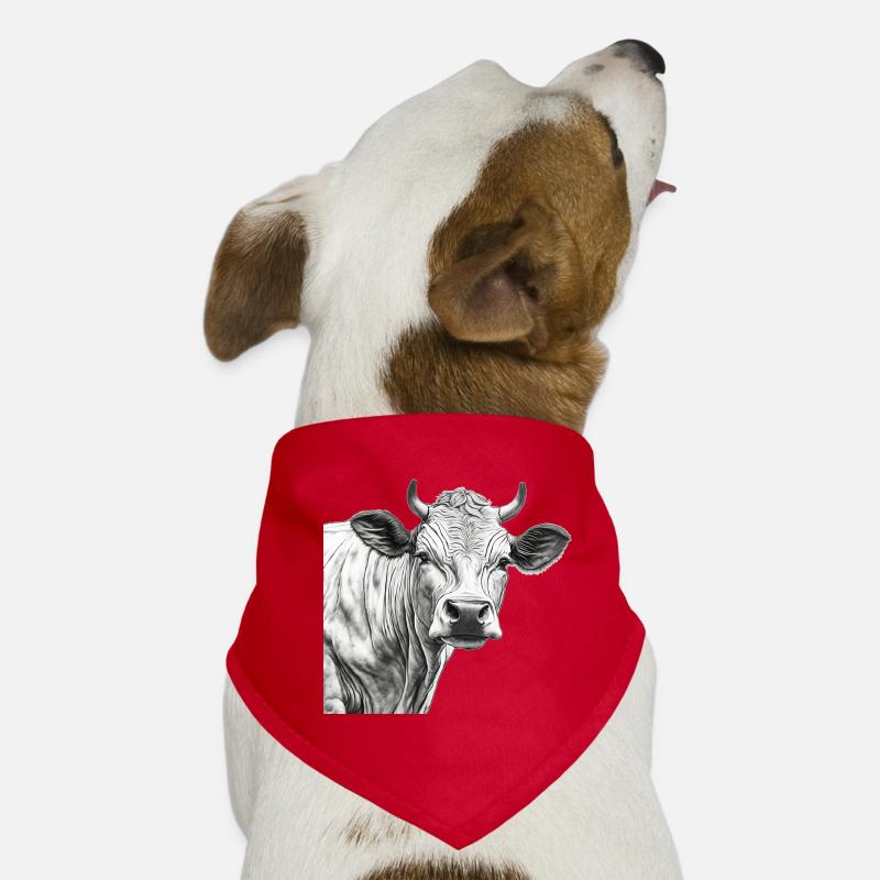 Vache Charolaise Bandana pour chien