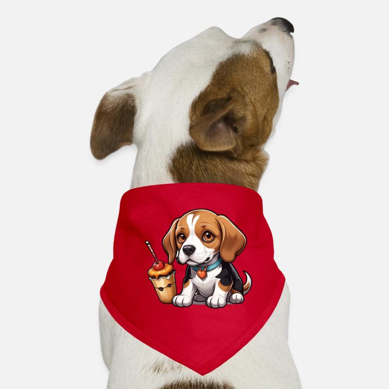 Gâteau Beagle Joy Bandana pour chien