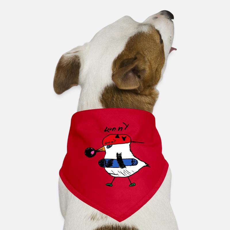 Le poulet patineur de Lenny Bandana pour chien
