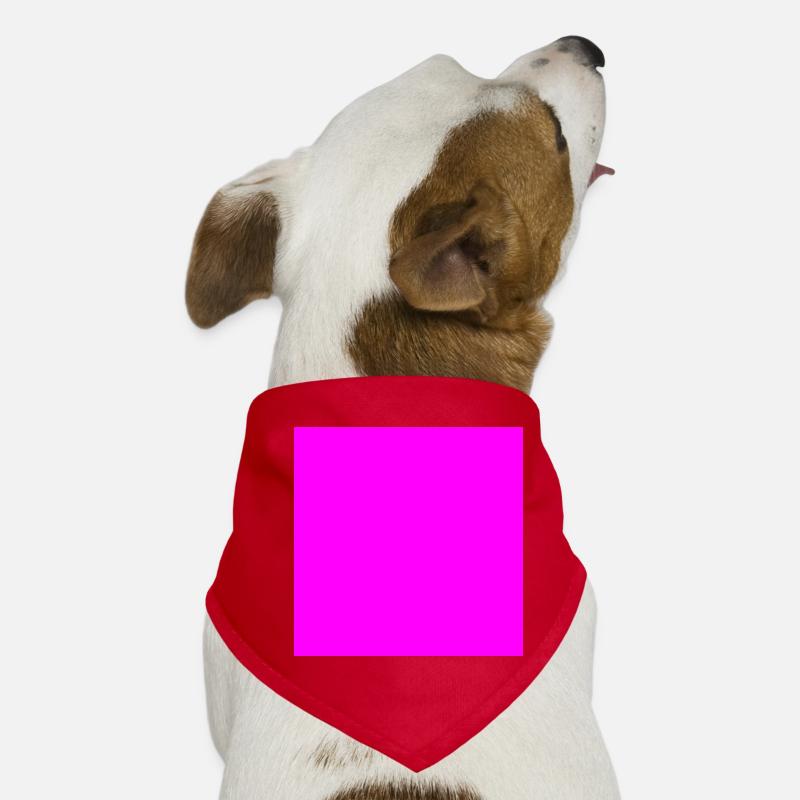 Square pink Dog Bandana