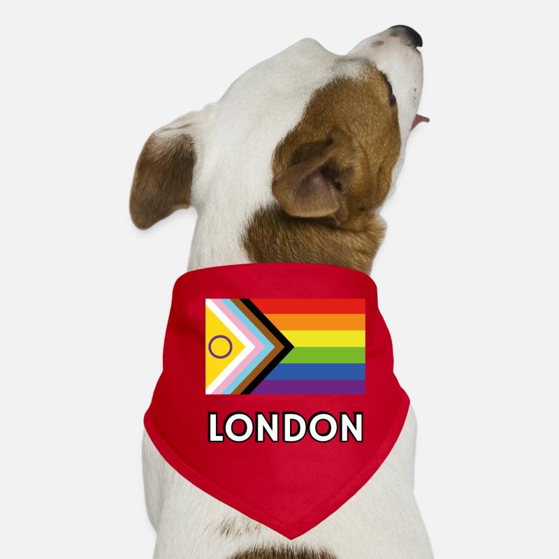 Inclusive Pride Progress Flag London Dog Bandana