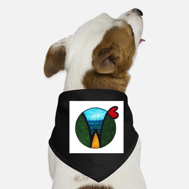 COSMOGRAMM - VASTE MONDE SAUVAGE par Gudrun Kargl Bandana pour chien