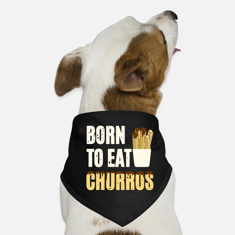 Né pour manger des churros Bandana pour chien