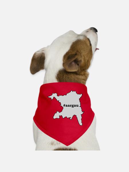 AG Aargau - Dog Bandana - red - Front