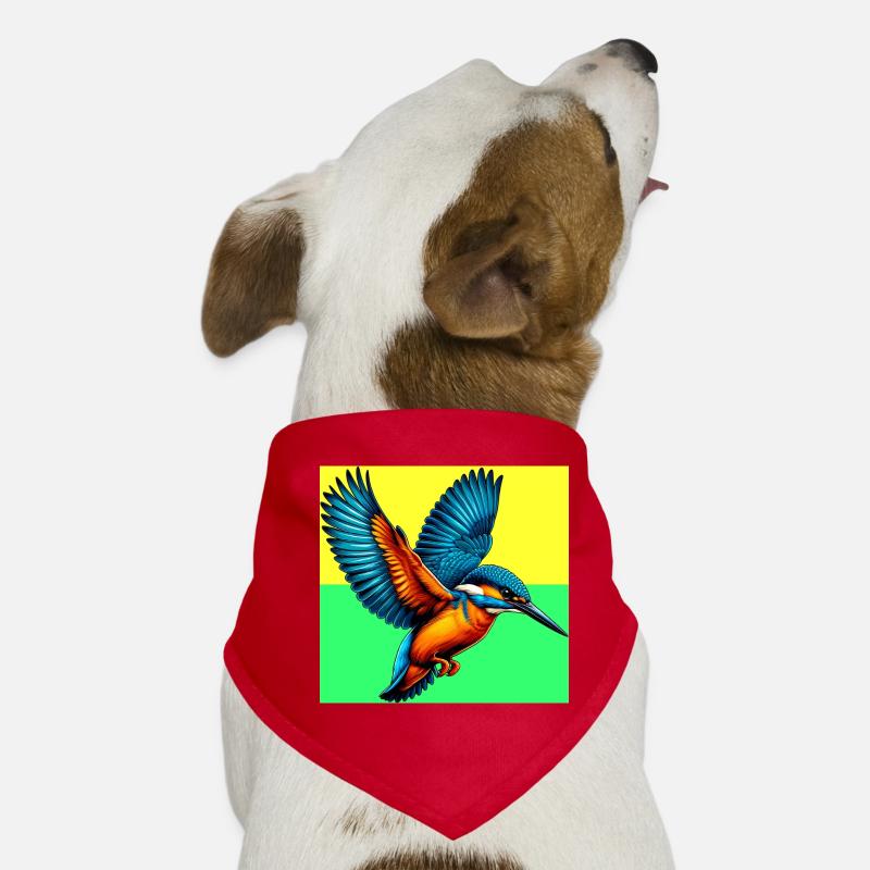 martin-pêcheur Bandana pour chien