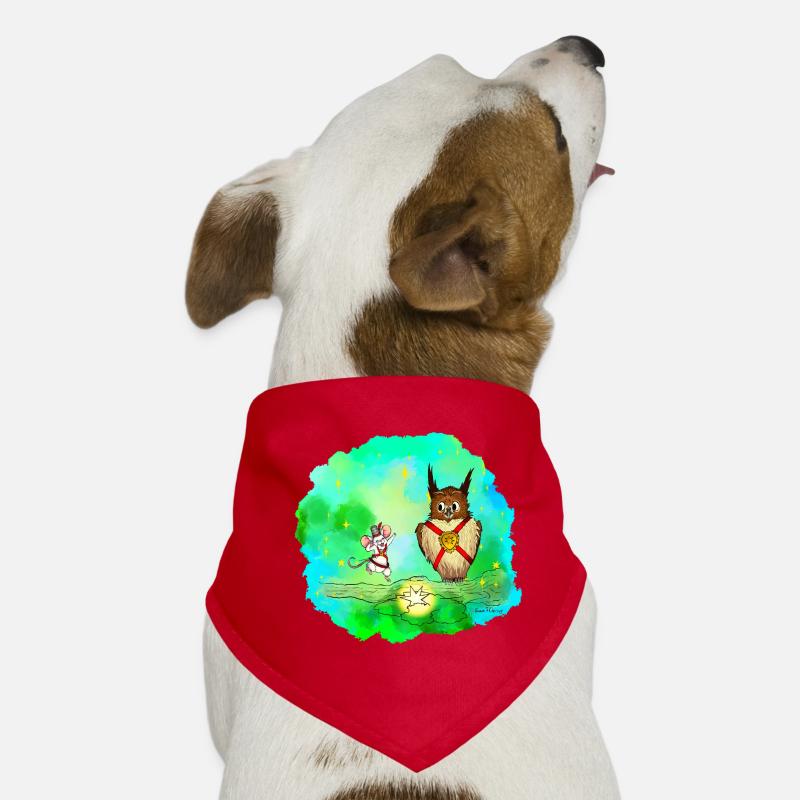 Star Seeker Mouse and Owl Dog Bandana