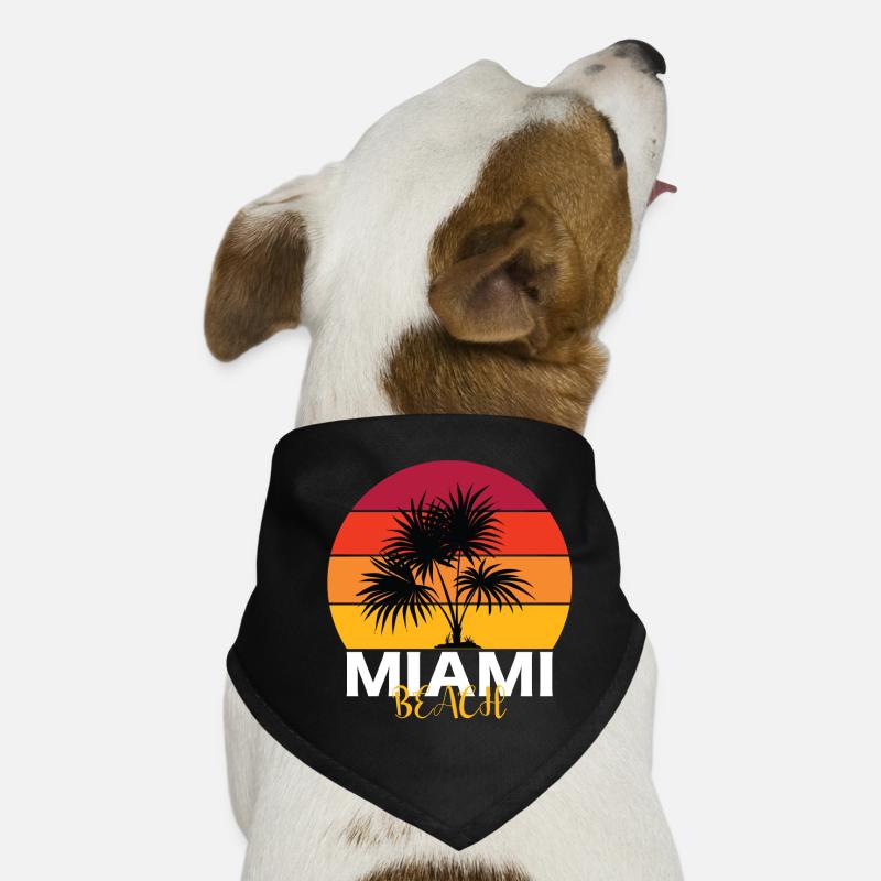 Miami Beach Dog Bandana
