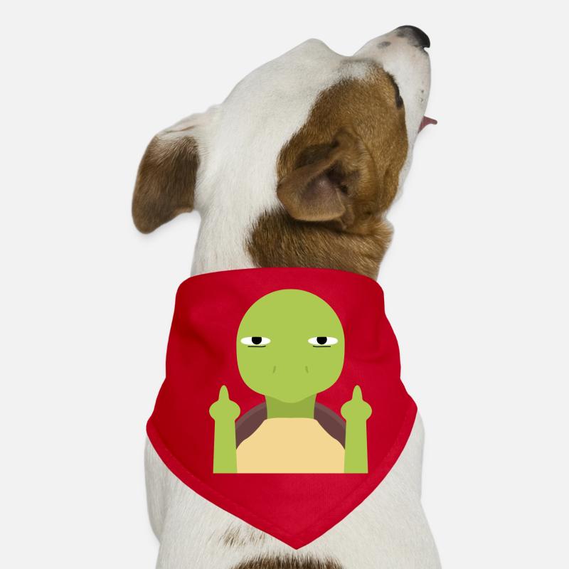 Doigts du milieu Bandana pour chien