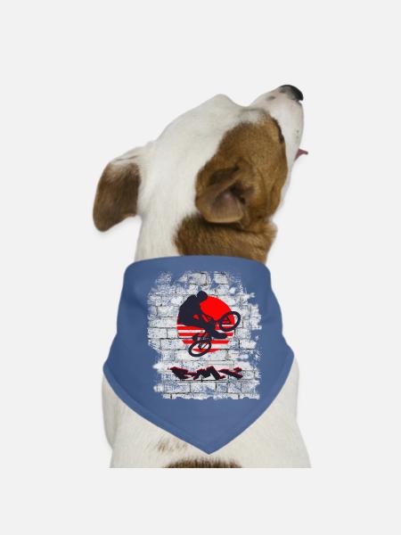 BMX - Dog Bandana - red - Front