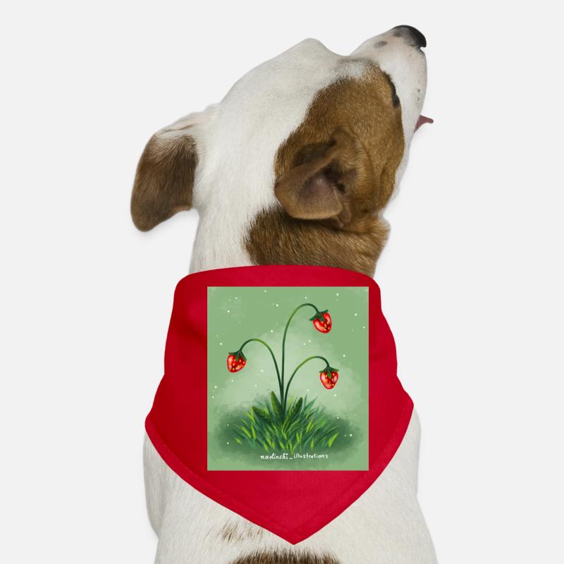 Fraises Bandana pour chien