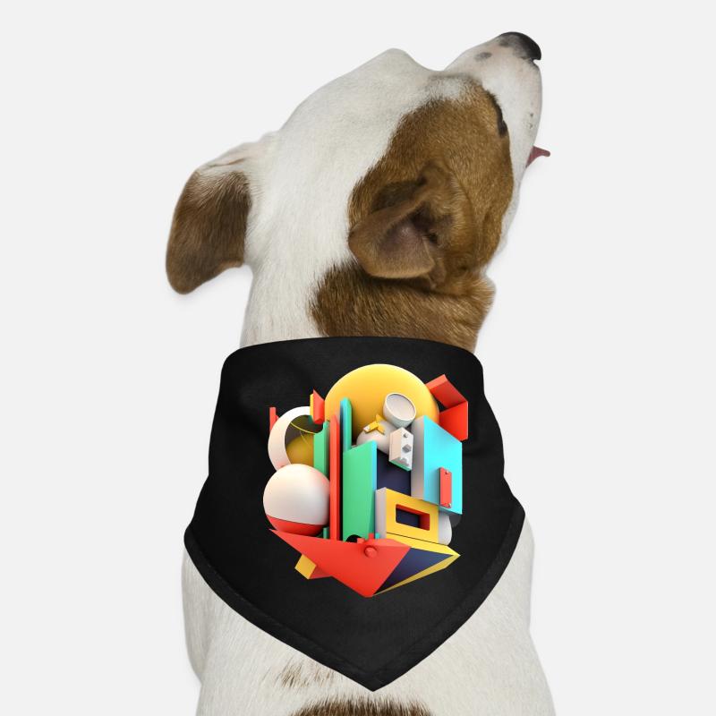.3D Dog Bandana