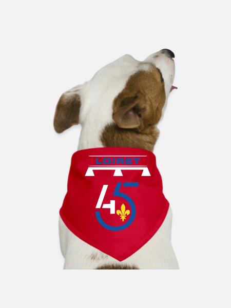Loiret - Hunde-Bandana - Rot - Vorne