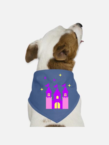Fairy Castle - Hunde-Bandana - Rot - Vorne