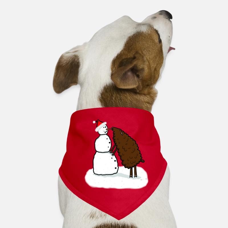 Schneemann & Schaf Hunde-Bandana