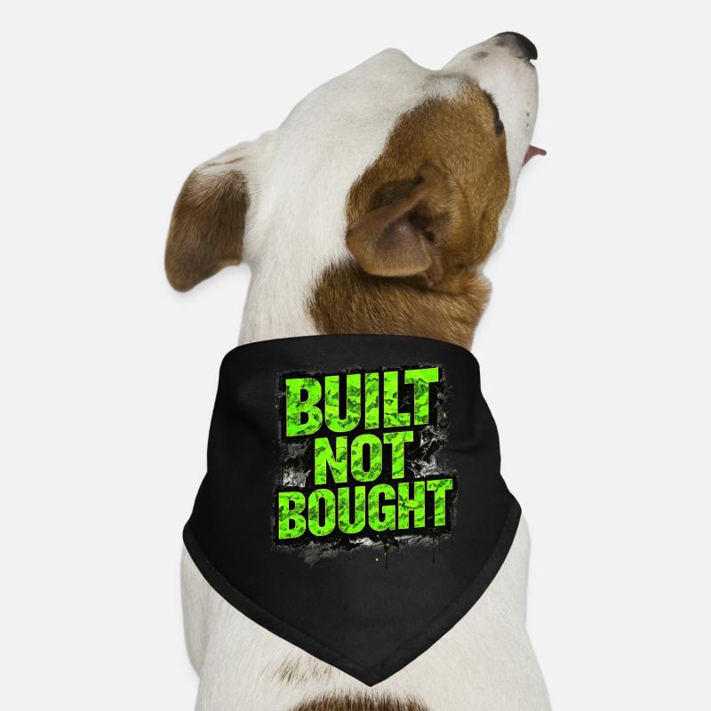 Built Not Bought Auto Tuning Statement Hunde-Bandana
