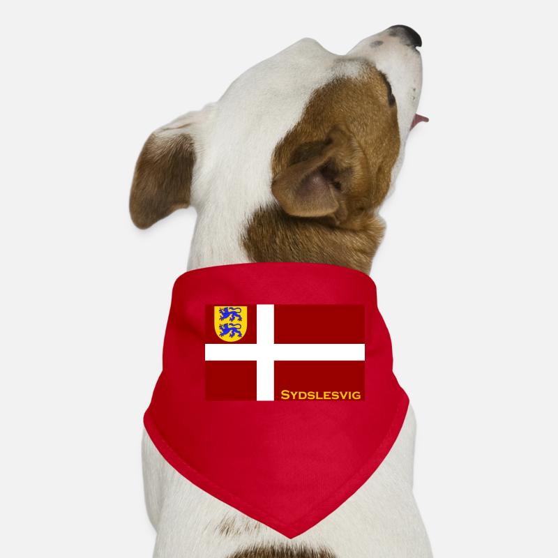 Sydslesvig Dannebrog Bandana pour chien