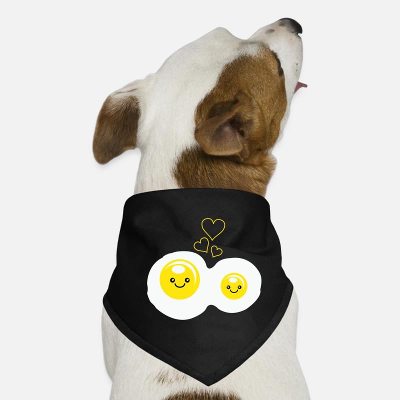 spiegeleier love Hunde-Bandana