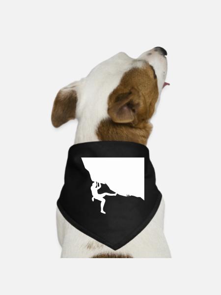 climbing - Hunde-Bandana - Schwarz - Vorne