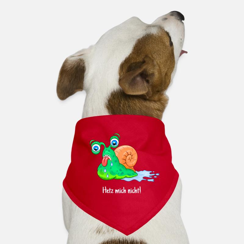 Don't rush me, big snail, fat, run, Dog Bandana