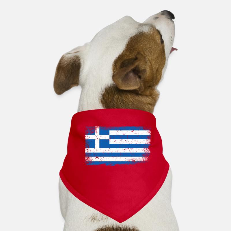 Greece flag Dog Bandana