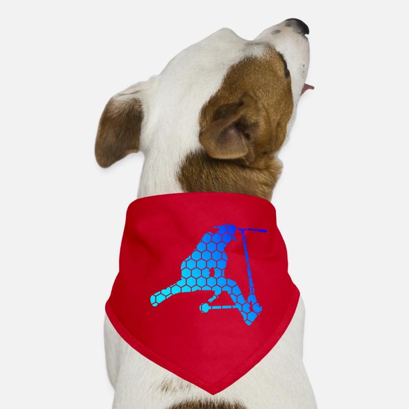 Tretroller Stunt Roller Scooter Stunt Scooter Hunde-Bandana