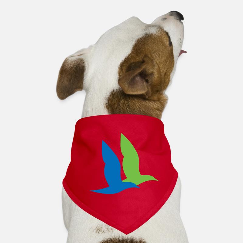 double oiseau maritime Bandana pour chien