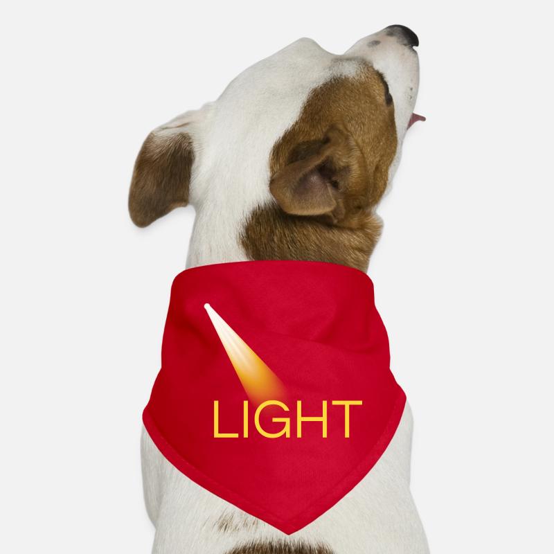 light yellow light Dog Bandana