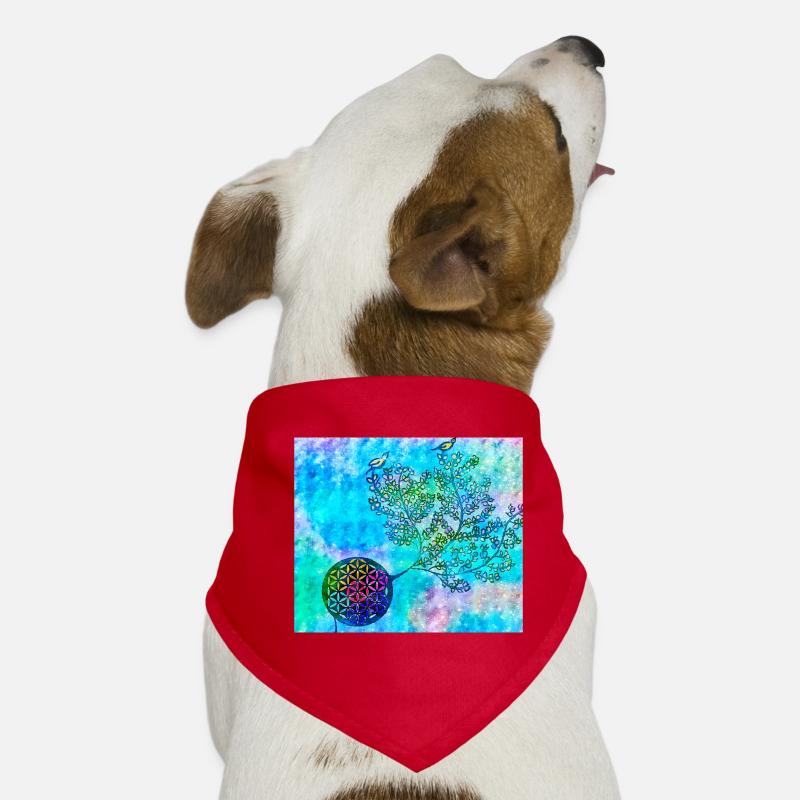 Persischer Lebensbaum Nr. 1 Hunde-Bandana