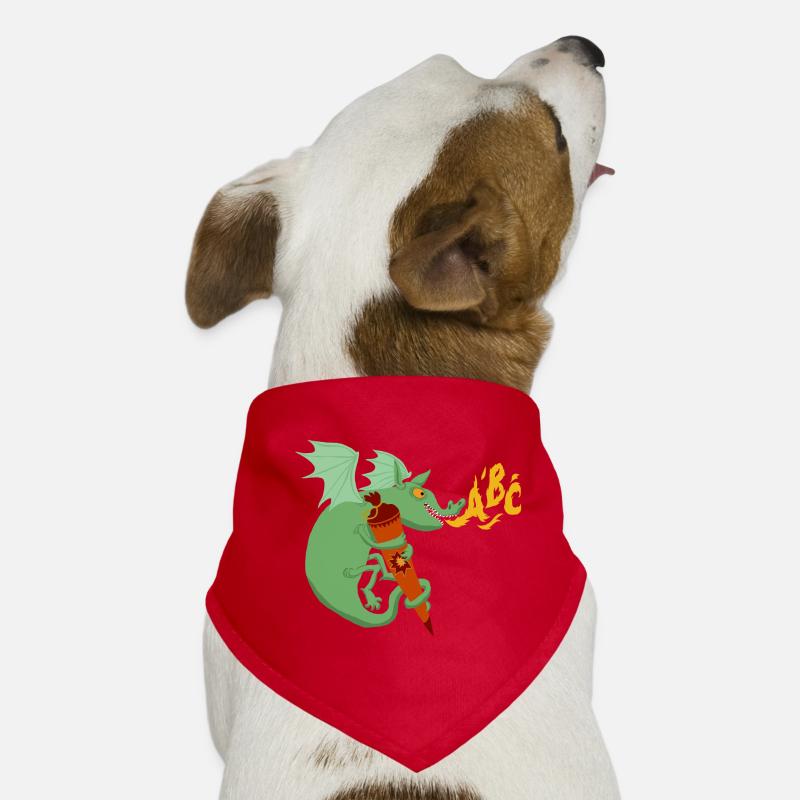 Drache abc Hunde-Bandana