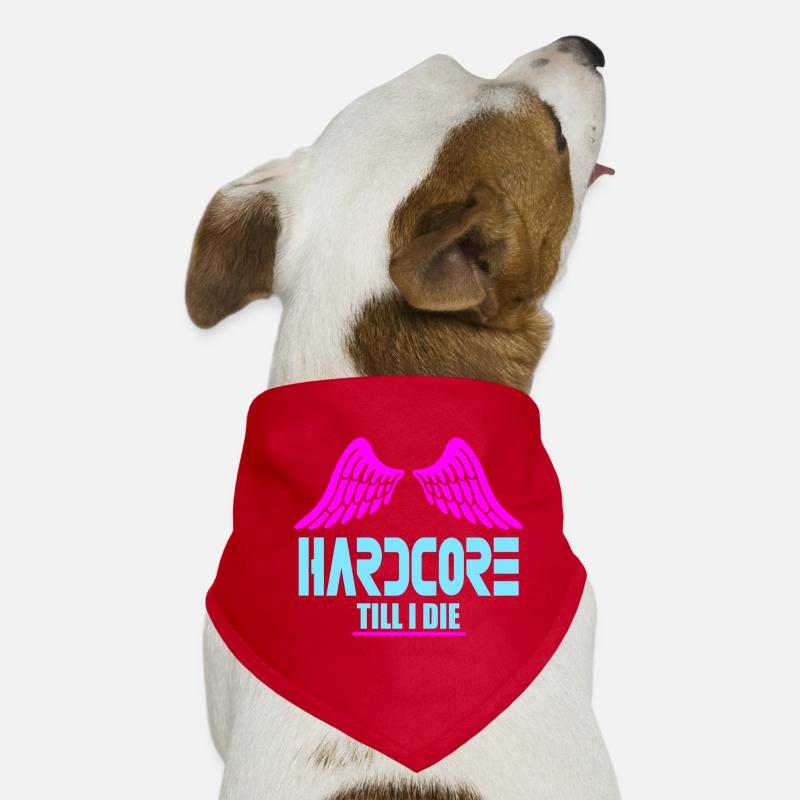 Hardcore bis ich sterbe Hunde-Bandana