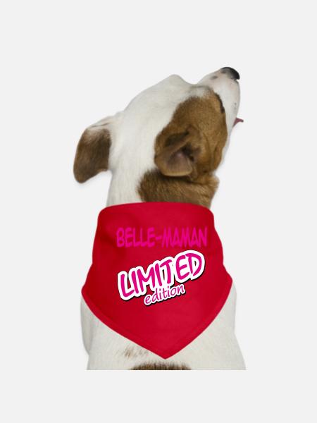 BELLE MAMAN LIMITED EDITION - Bandana pour chien - rouge - Devant