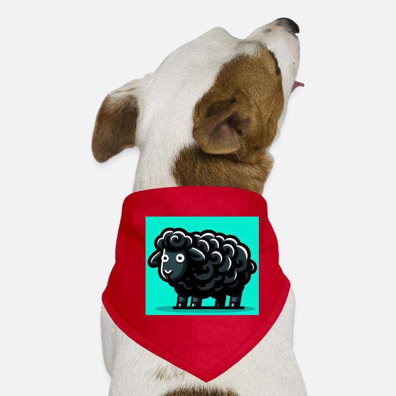 Schwarzes Schaf Hunde-Bandana