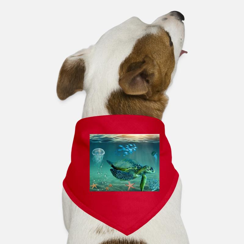 Turtle Sea Gift Idea Dog Bandana