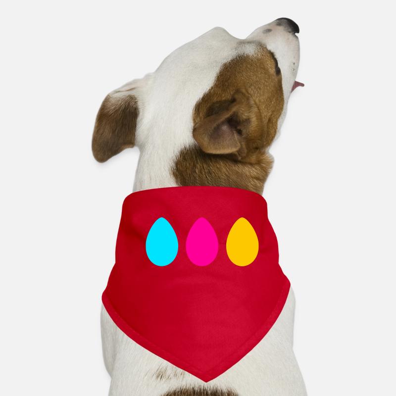 Drei Ostereier Hunde-Bandana