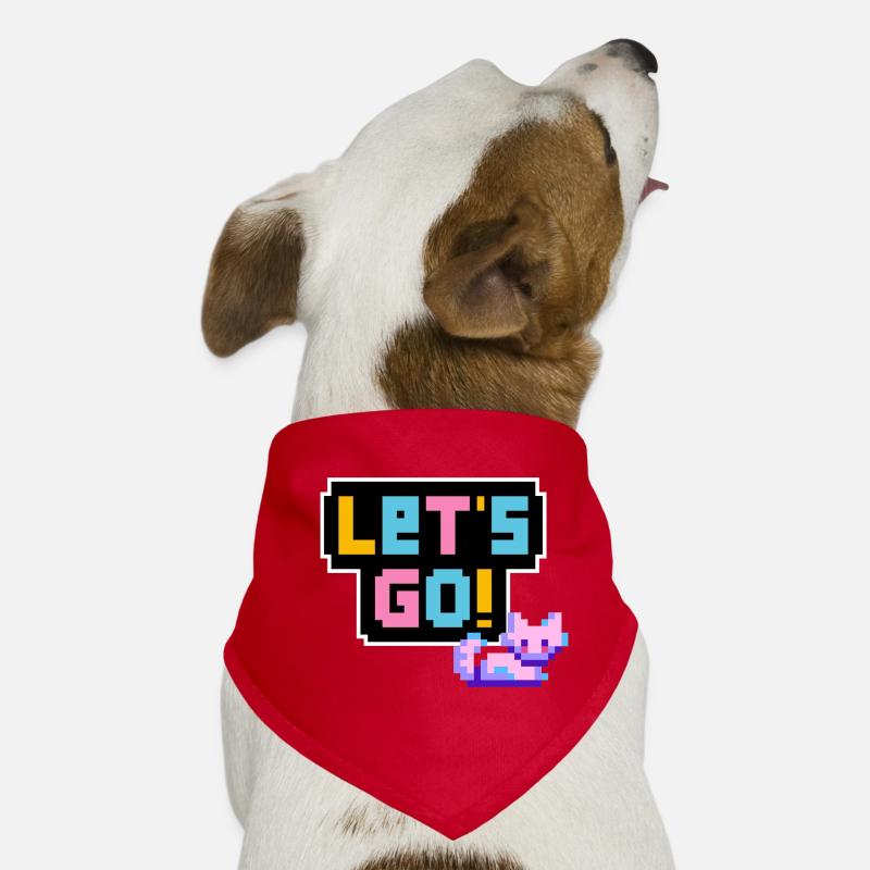 Let's Go! Dog Bandana