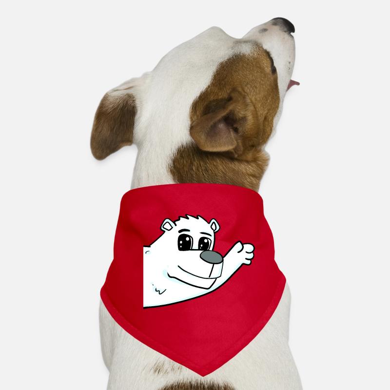 Polarbär Bär Gruß Hunde-Bandana