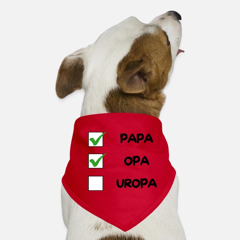 Liste de contrôle OPA Bandana pour chien