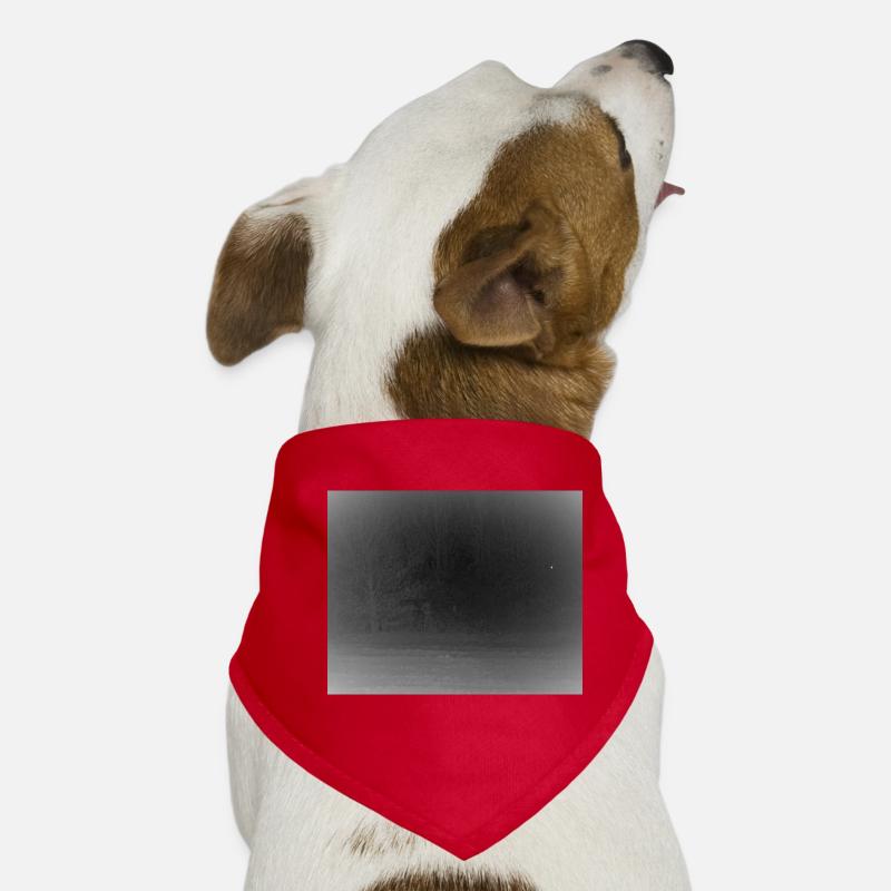 Créature effrayante dans la forêt Bandana pour chien