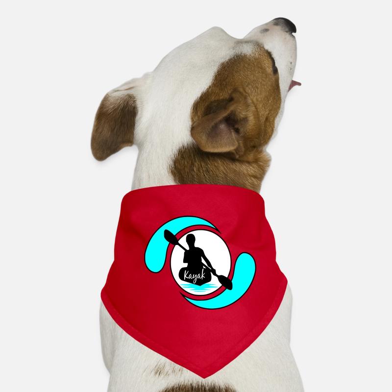 Kajak - Hunde-Bandana - Rot
