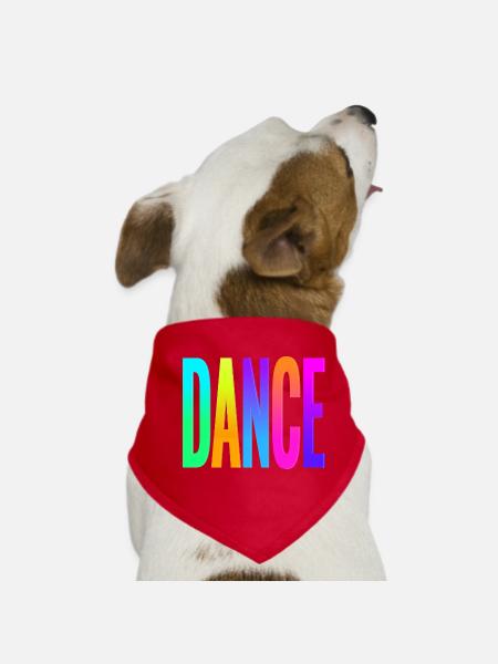 Dance - Hunde-Bandana - Rot - Vorne