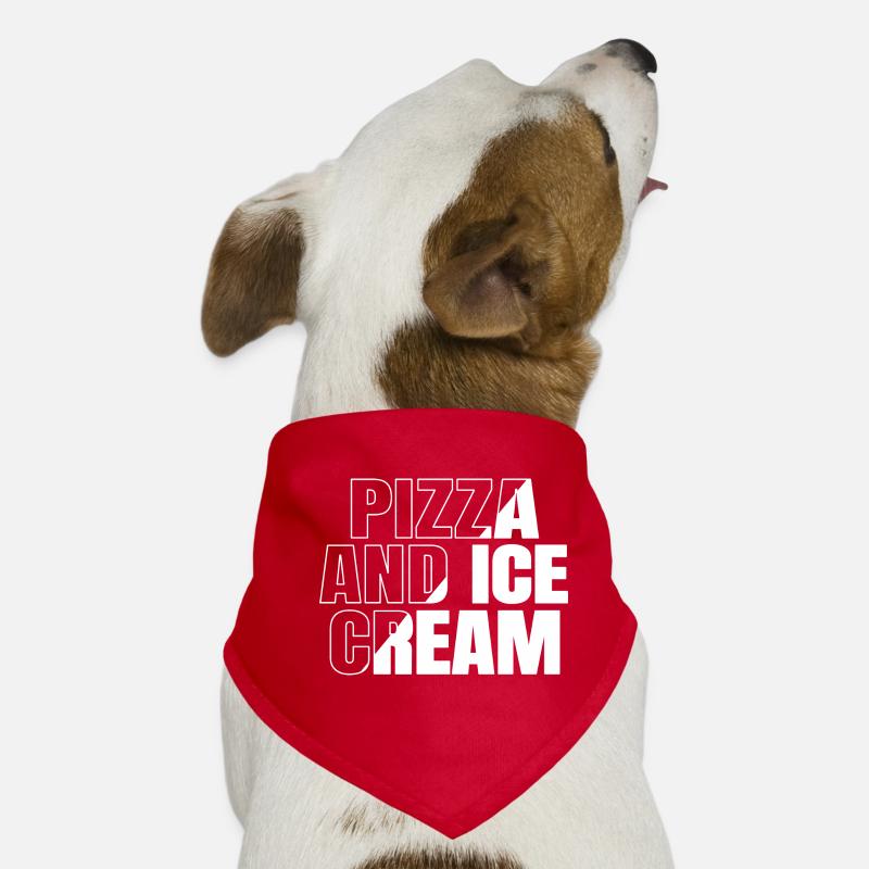 Art de la crème glacée au chocolat Bandana pour chien