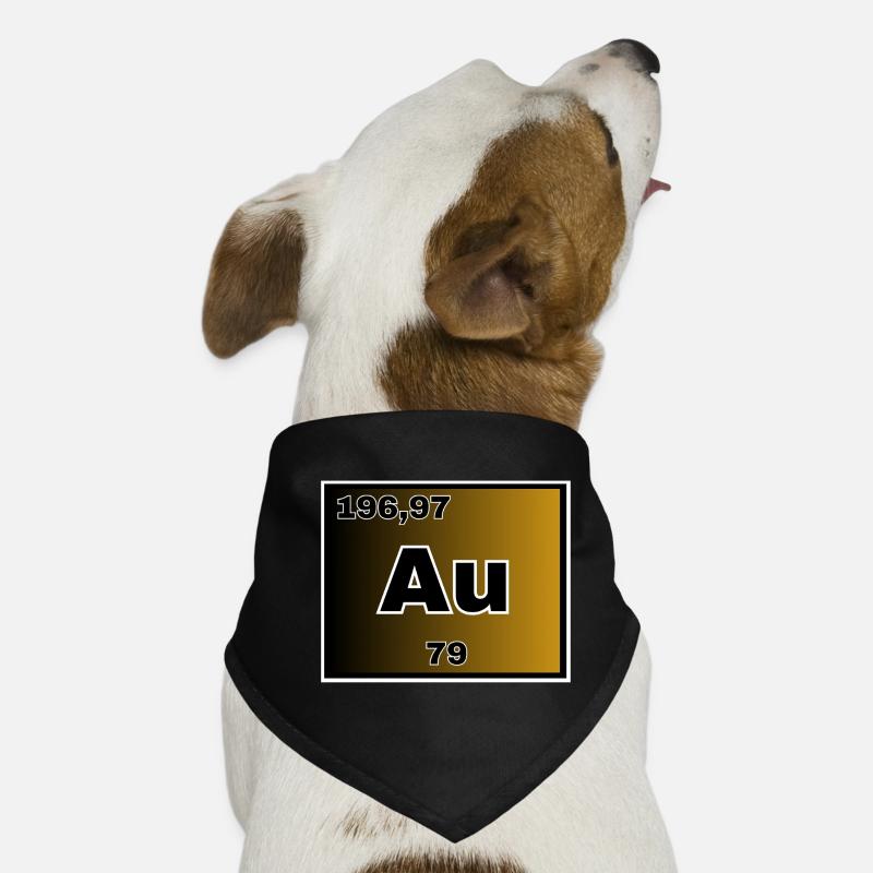 Gold Hunde-Bandana