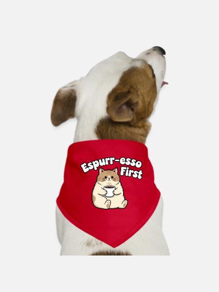 Première d’Espurr-Esso - Bandana pour chien - rouge - Devant
