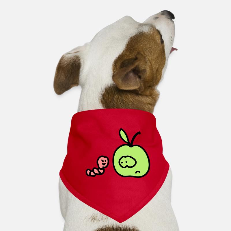 Pomme + Worm 3 Bandana pour chien