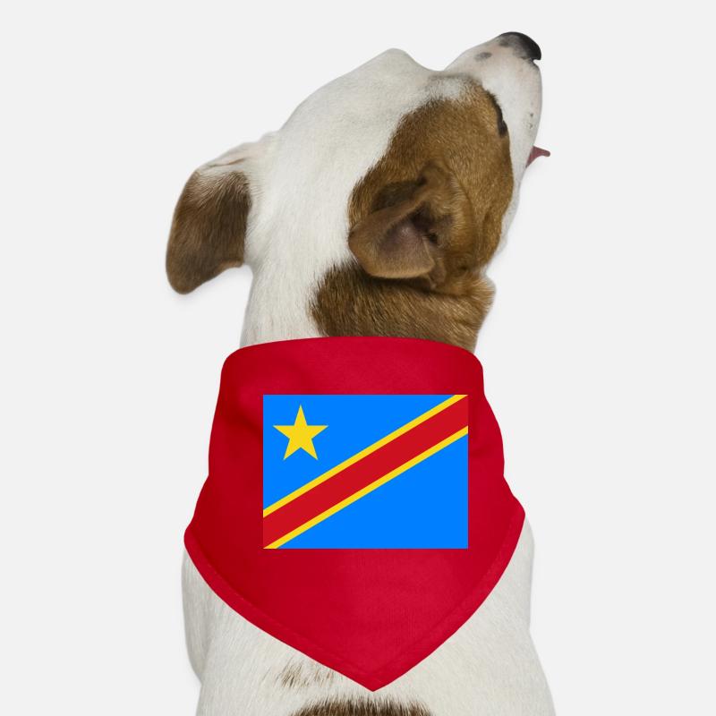 DR Kongo flag Hunde-Bandana
