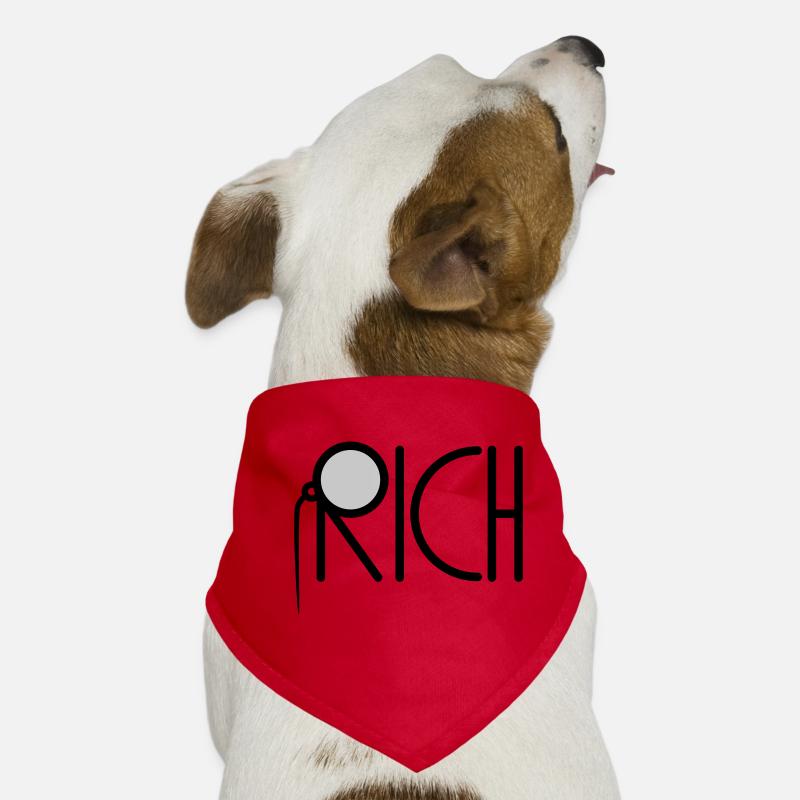 Rich Monokel Millionaire Dog Bandana