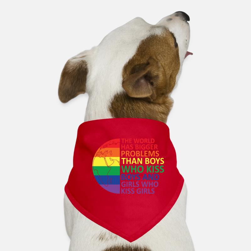 LGBTQ Nonbinary Colorful Rainbow Flag LGBTQ+ Pride Dog Bandana