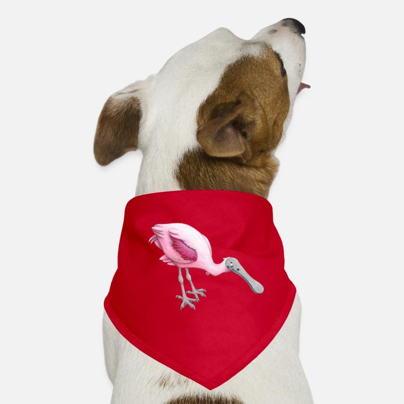 spatule rose Bandana pour chien