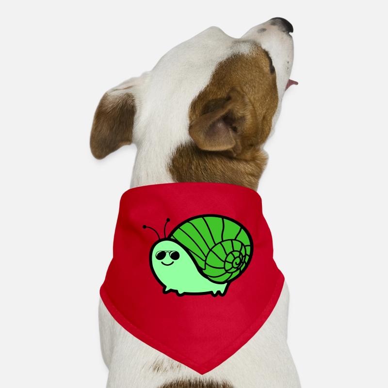 schnecke cool Hunde-Bandana