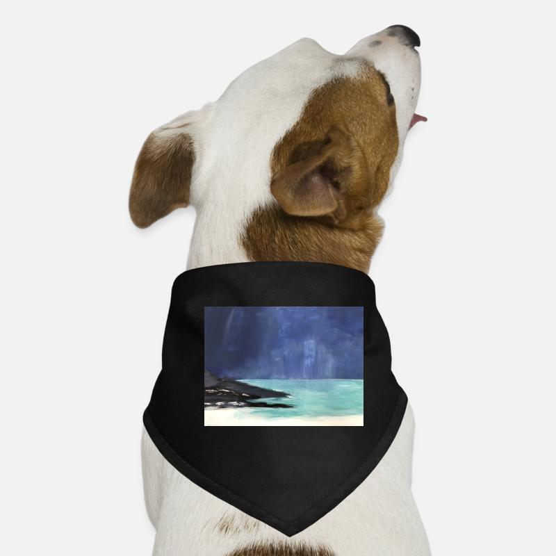 Traumstrand Hunde-Bandana